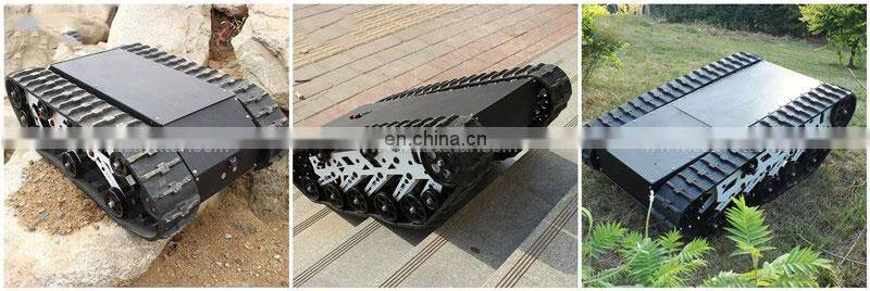 Matilda Running Robot Chassis Rubber Track Robot Platform For Outdoor Transportation