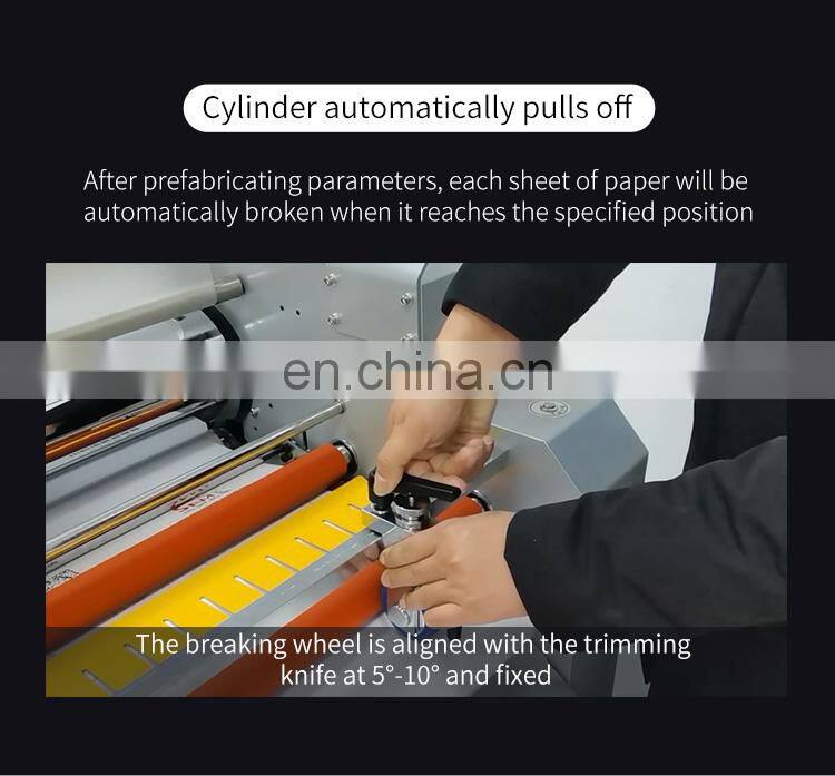 SRL-49HH Samsmoon Factory Hydraulic Hot Roll Laminator Automatic A3 Paper Feeding Laminating Machine