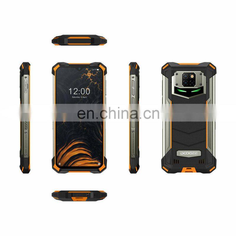 Rugged Cell Phones Smartphones 4G DOOGEE S88 Plus 8GB 128GB NFC Wireless Charge 10000mAh Power Bank Function Mobile Phone