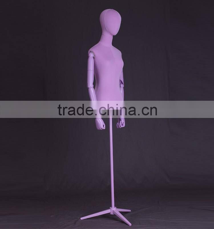 colorful fiberglass female torso mannequin