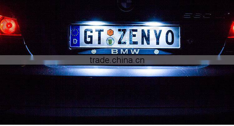 1 Year no send back warranty led license plate light for bmw e90