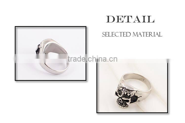 New products 2015 stainless steel silver rings finger ring