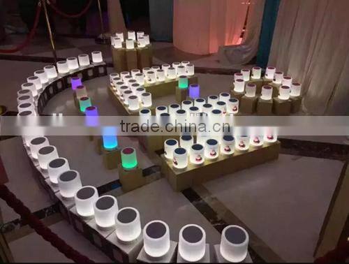 Cylindrical OE-1603 new arrival item alarm clock BLUETOOTH SPEAKER 122MM