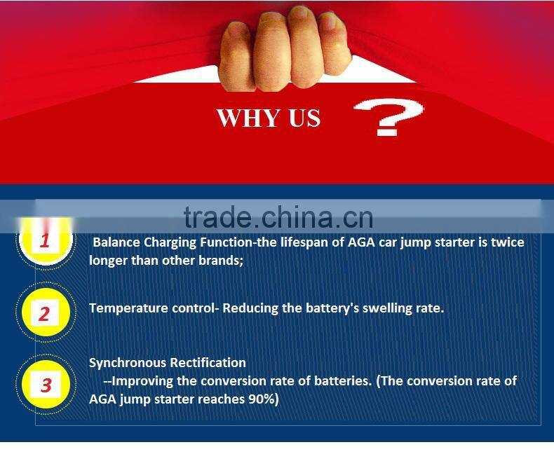 AGA New A3 Plus Patented Model Emergency Kit Mini Power Bank, Car Jump Starter