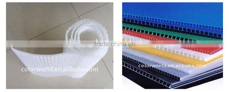 Corona treated PP flute sheet