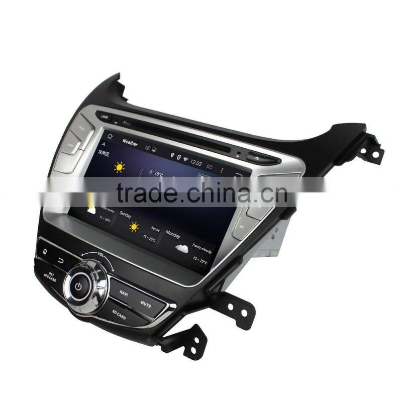 DVD gps navigation system car dvd player for Hyundai Elantra 2014 with touch screen
