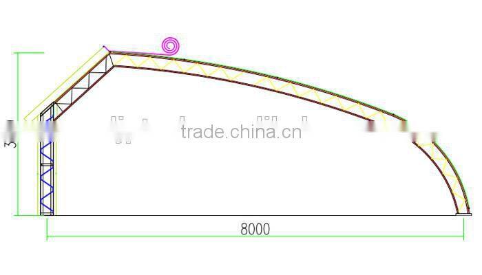 4,5m High Tunnel Greenhouse