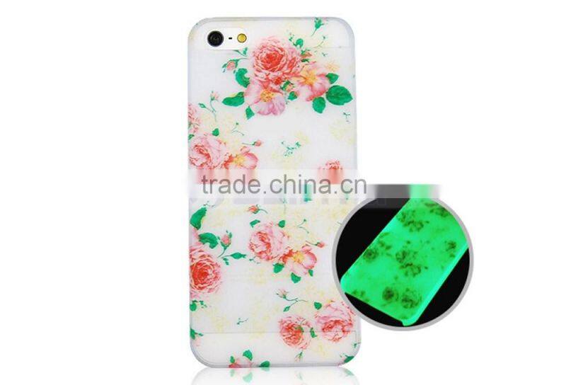 Special Painted Luminous Skull Mobile Phone Case For iPhone 6S Plus 5S SE