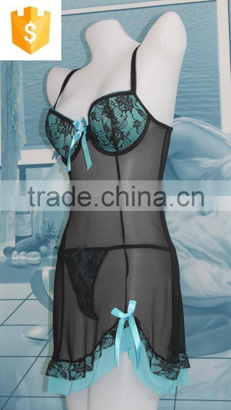 high quality sexy babydools lingerie, 2016 new arrival wholesale sexy lady lingerie nighty