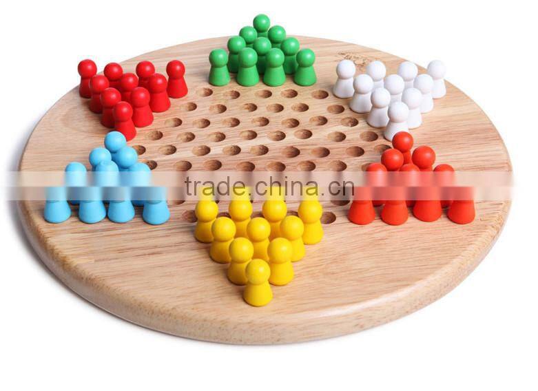 Wooden chess board games toy