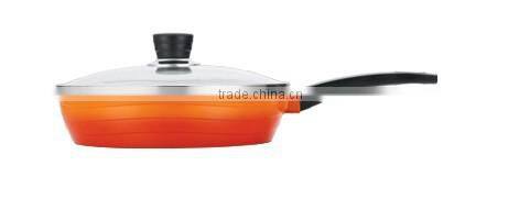 die-casting aluminum ROUND FRY PAN /ceramic casserole dish with lid/electric casserole