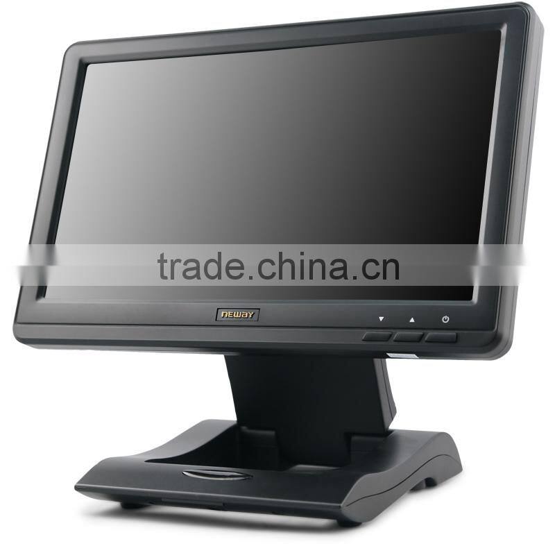 10.1 inch 4 wires resistive touch lcd display led monitor with usb input