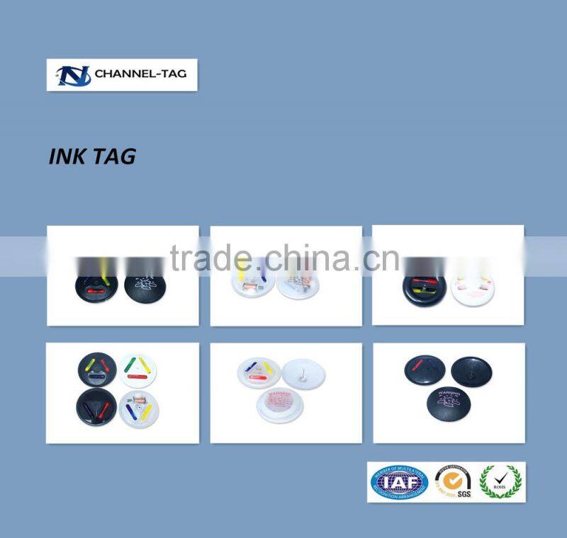 Channel-Tag EAS Security Ink Tags for Garments Shop