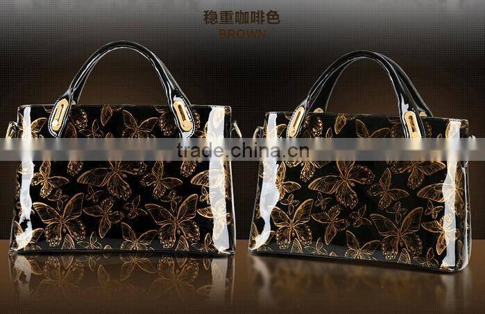 Fashion Lady Patent Leather shoulder bags handbag