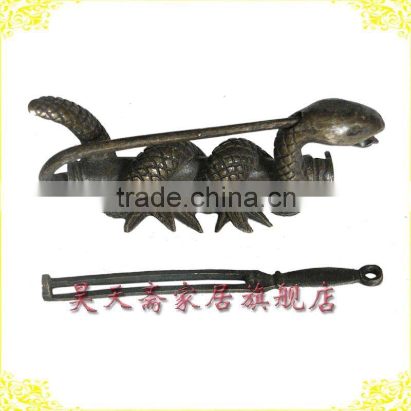 Antique brass copper Lock & Key for chinese furniture