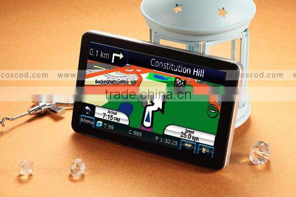 gps car navigation with bluetooth FM and av-in put/gps