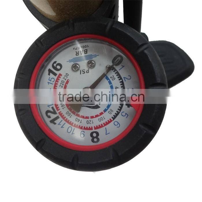 Bike Partner Bicycle Iron Air Floor Pump with Guage