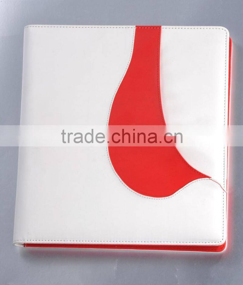 Customize different designs A4 leather portfolio