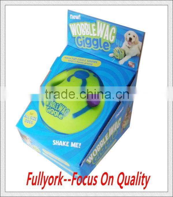 Wobble Wag Giggle Ball As Seen On TV Dog Play Ball Dog Toys With Funny Sounds