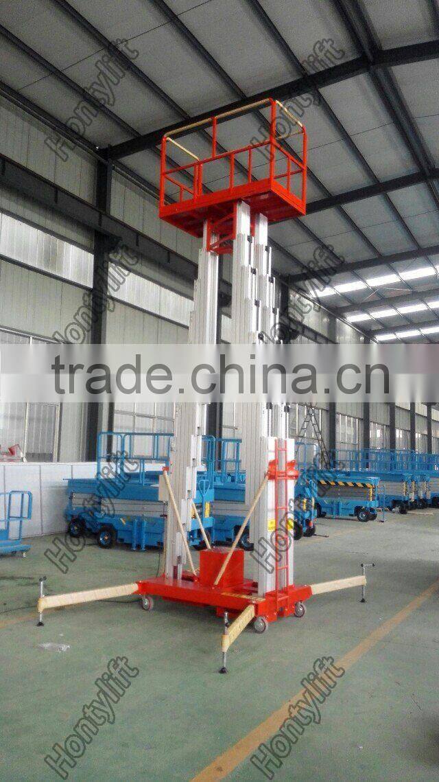 Double mast hydraulic personal lifting kits