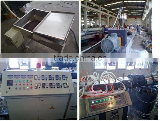 PVC window profile extrusion line
