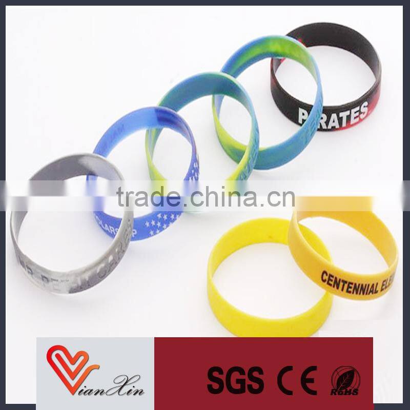 china personalized custom silicone wristband unit