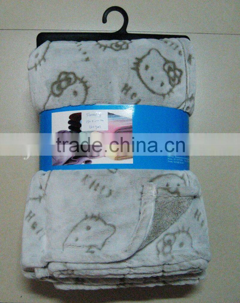 2015 Super Soft Velvet Throw polyester flannel Fleece Plush Luxury BLANKET All Sizes with cat pattern
