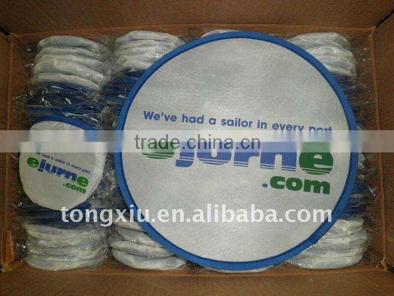 2011 fashion foldable nylon Frisbee