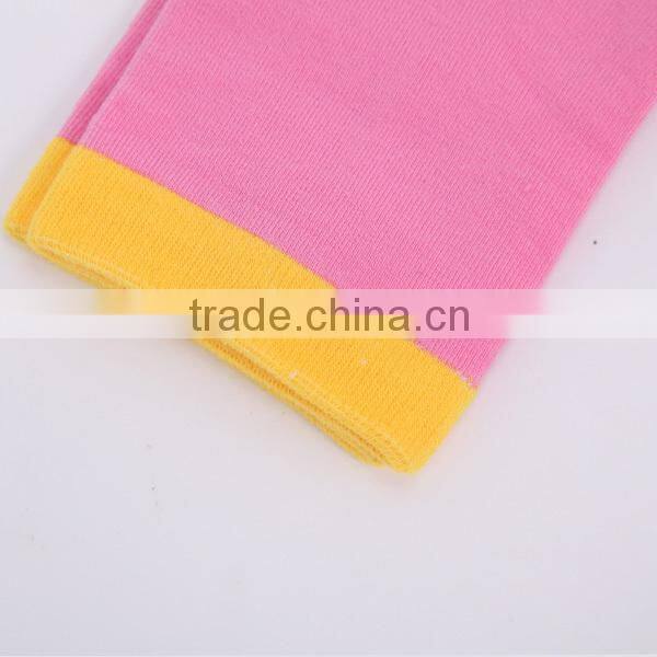 customized school girls socks, fresh color sport tube socks elastic tape