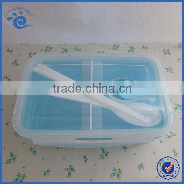 Eco-friendly Watertight Plastic Pantry food container 2 compartment