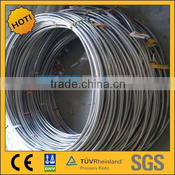 Stainless steel seamless coiled tubing, Bright annealed, super-long