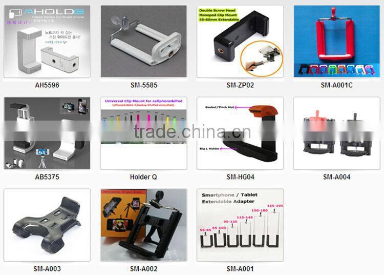 OEM retractable replacement clamp phone holder for iPhone 6 plus,Samsung S6 edge+,Xiao mi4