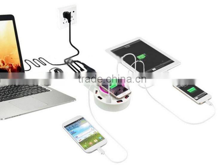 Hot selling 8 usb port charging dock multi port wireless charger