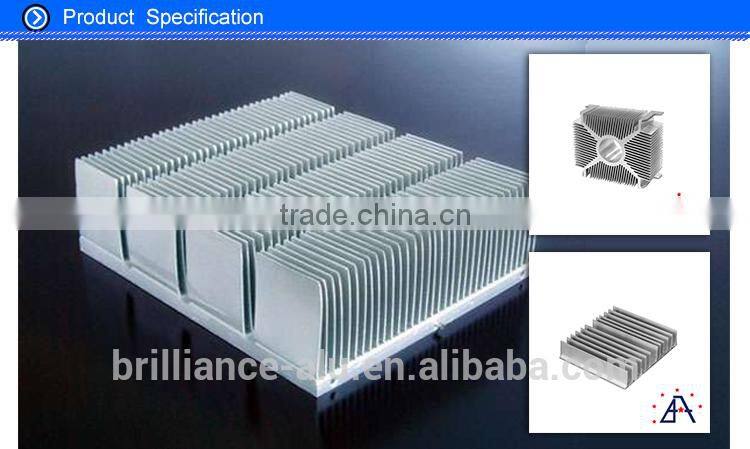 Customized aluminum extrusion heat sink from China Top 10 Manufacturer