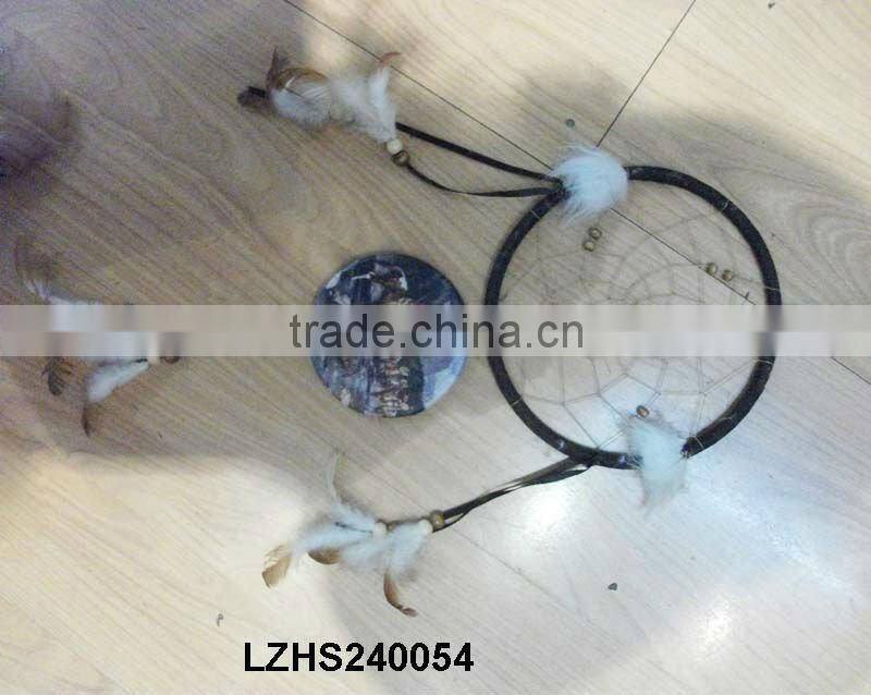 Framed Indian bear Dream Catcher Wall Decor LZHS230891