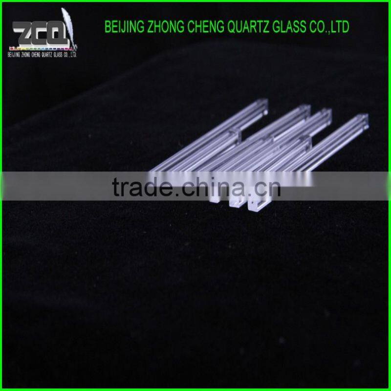 The Best Selling Small Dimension Rectangle Capillary Quartz Glass Tube