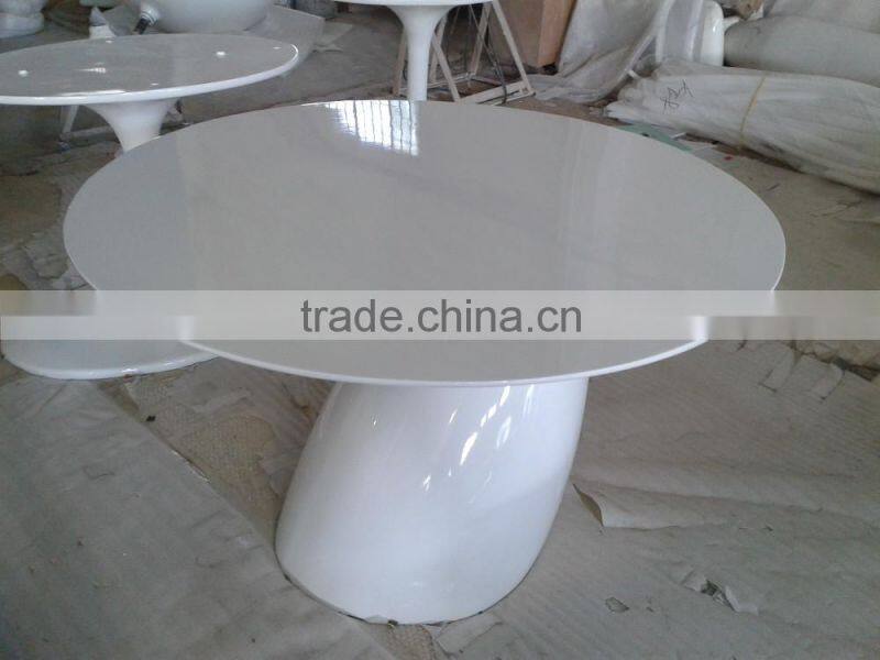 restaurant stylish fiberglass parabel dining table