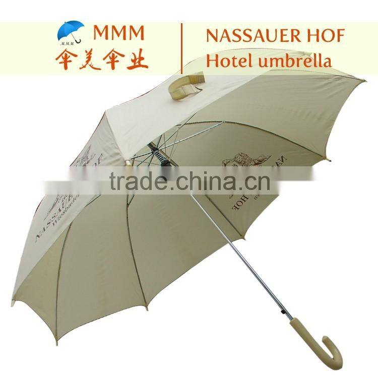 2016 NEW HOTEL wooden fiberglass stick umbrella