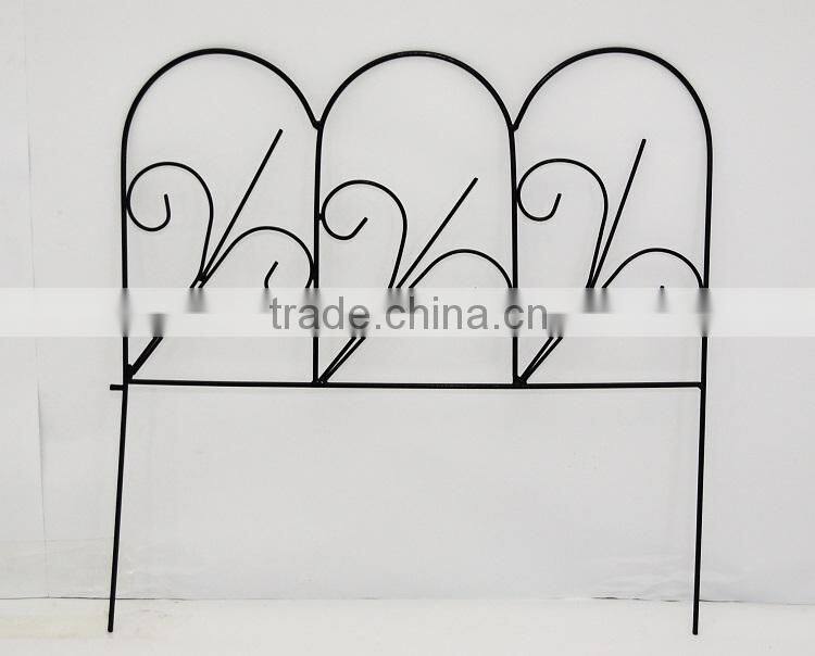 metal garden fence