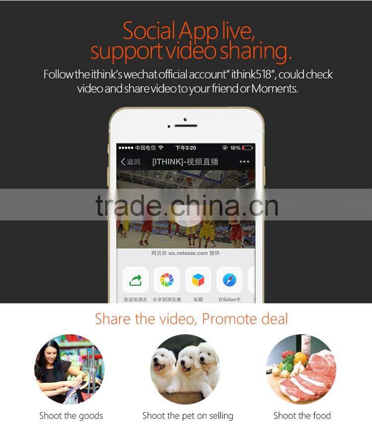 self-developped software and hardware wifi ip security camera
