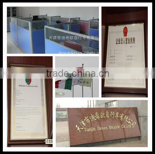 2016 6 speed folding bicycle with rear suspention chinese supplier