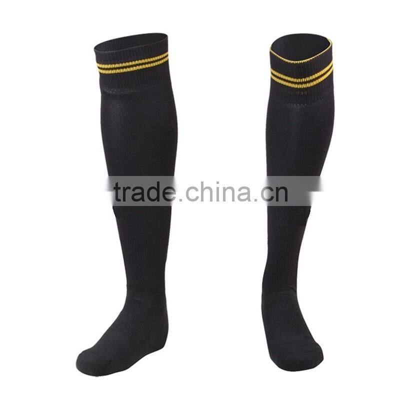 mens nylon terry soccer socks with cotton sole