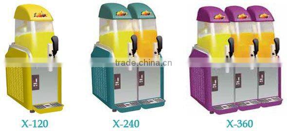 Colorful spraying steel plate body cheap slush puppy machine