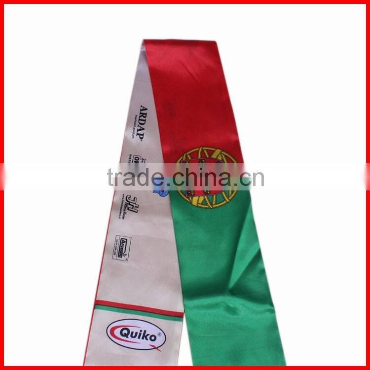 130*14cm double layeres Portugal satin scarf