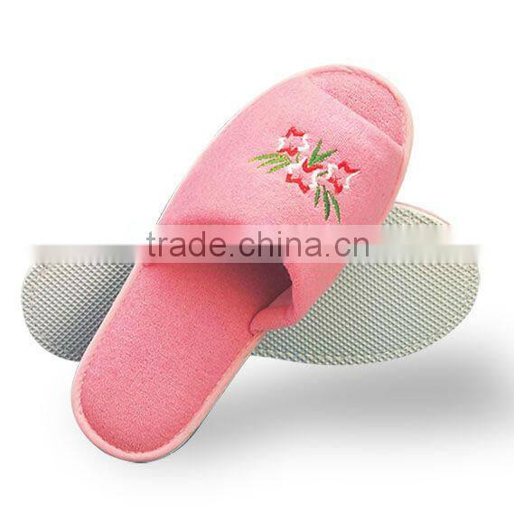 Terry cloth slippers, currency slippers