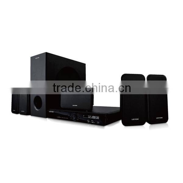 Classic 5.1ch home theater speaker system of 120W with metal grill