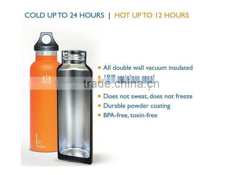 Environmental protection Stainless steel bottle sports pot