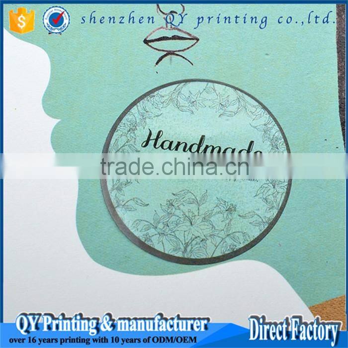 2016 Promotion Self Adhesive Kraft Paper Bottle Label Sticker