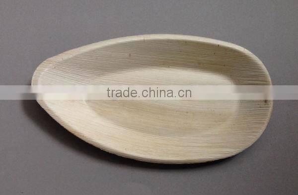 12'' palm leaf oval plate