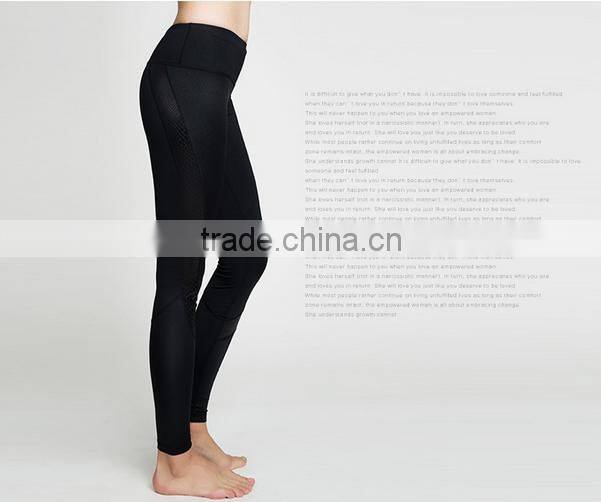 Women Mesh Clothing Sexy Breathable Leggings With Pockets